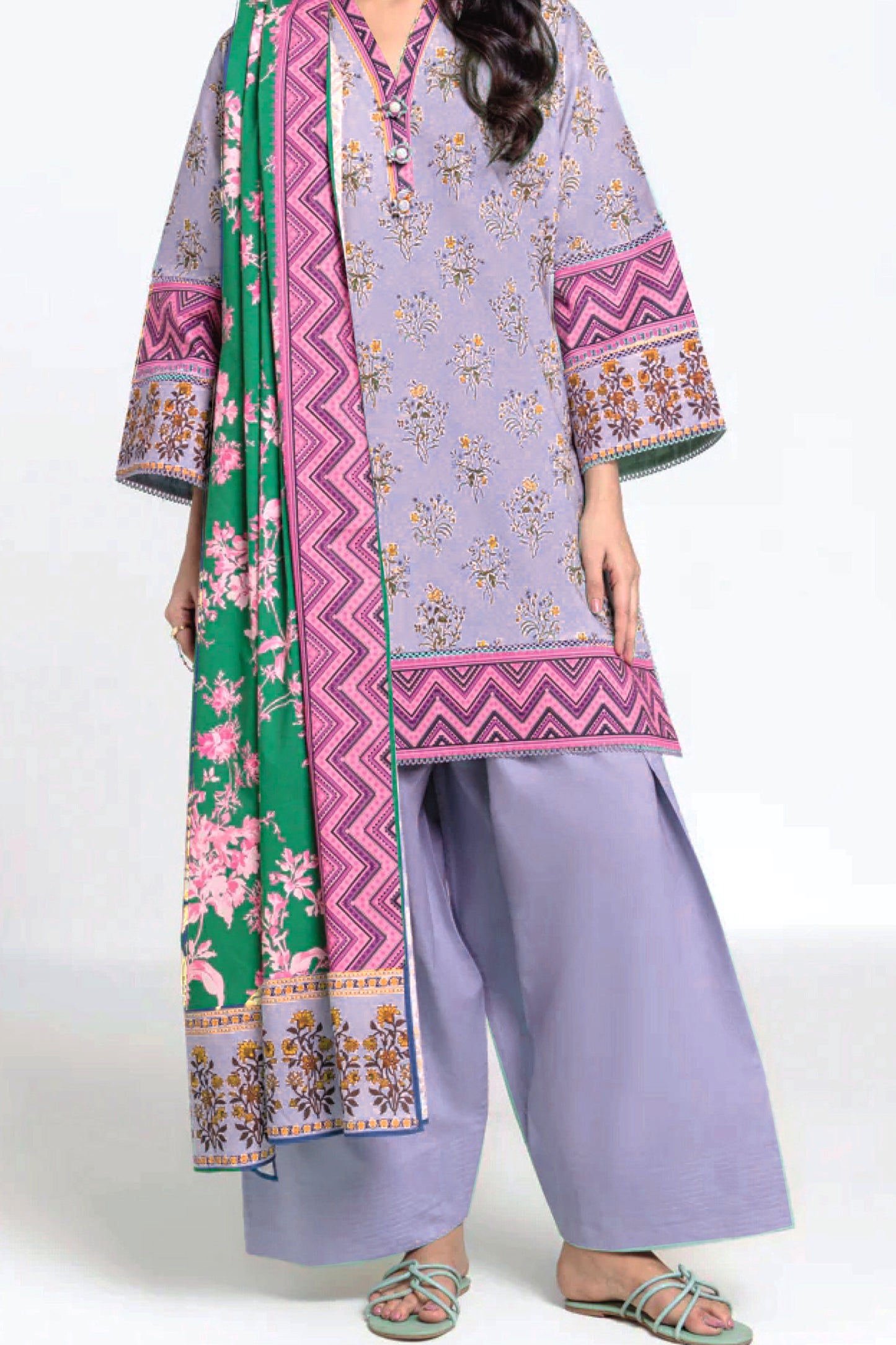 Bonanza Satrangi – Foiliage (Bohemian Vibe Vol. 02) – 3 Piece Unstitched Digital Printed Lawn