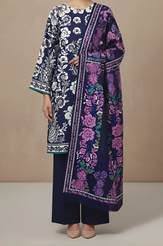 Bonanza Satrangi – Palm (Bohemian Vibe Vol. 02) – 3 Piece Unstitched Digital Printed Lawn